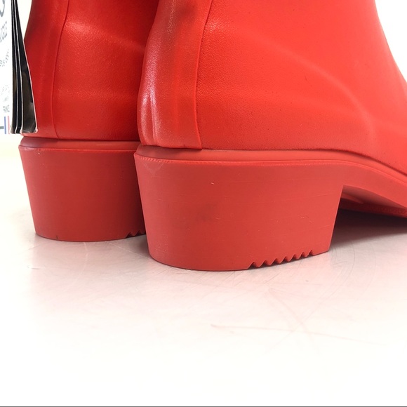 NWT Aigle "Miss Juliette Bottillon" Rain Booties in Cerise Tea - Picture 7 of 8